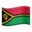 vėliava: Vanuatu Emoji (Apple)