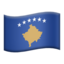 vėliava: Kosovas Emoji (Apple)