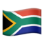 Flagge: Südafrika Emoji (Apple)