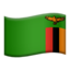 vėliava: Zambija Emoji (Apple)