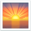 Sunrise Emoji (Apple)