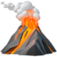 vulcano Emoji (Apple)