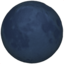 New Moon Emoji (Apple)