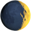 Waxing Crescent Moon Emoji (Apple)