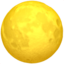 Vollmond Emoji (Apple)