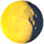 waning gibbous moon Emoji (Apple)