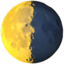 Last Quarter Moon Emoji (Apple)