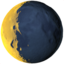 Waning Crescent Moon Emoji (Apple)