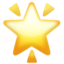 Glowing Star Emoji (Apple)