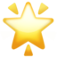 glowing star Emoji (Apple)