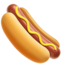 Hot Dog Emoji (Apple)