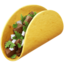 bánh taco Emoji (Apple)