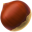 Kastanie Emoji (Apple)