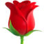 Rose Emoji (Apple)