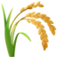 planta do arroz Emoji (Apple)