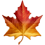 feuille d’érable Emoji (Apple)