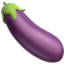Eggplant Emoji (Apple)
