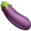 padlizsán Emoji (Apple)