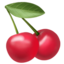 cseresznye Emoji (Apple)