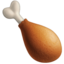 kycklinglår Emoji (Apple)