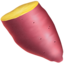 rostad sötpotatis Emoji (Apple)