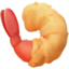 friterad räka Emoji (Apple)