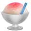 i-shaved ice Emoji (Apple)