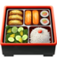 japán ételdoboz Emoji (Apple)