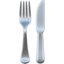 Fork And Knife Emoji (Apple)