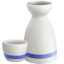 Sake-Flasche und -tasse Emoji (Apple)