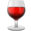 bicchiere di vino Emoji (Apple)