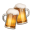 chopes de bière Emoji (Apple)