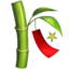 drzewko na Tanabata Emoji (Apple)