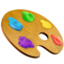 Artist Palette Emoji (Apple)