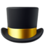 Top Hat Emoji (Apple)