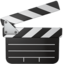 Clapper Board Emoji (Apple)