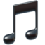 note de musique Emoji (Apple)