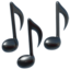 Musical Notes Emoji (Apple)