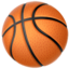 Basketball Emoji (Apple)