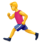 biegnąca osoba Emoji (Apple)