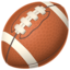 amerikansk fotboll Emoji (Apple)