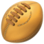 pallone da rugby Emoji (Apple)