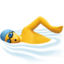 Person Swimming Emoji (Apple)