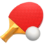 Ping Pong Emoji (Apple)