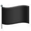 drapeau noir Emoji (Apple)