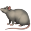 rat Emoji (Apple)