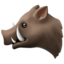 vildsvin Emoji (Apple)