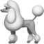 Poodle Emoji (Apple)