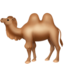 Two-Hump Camel Emoji (Apple)