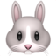 tête de lapin Emoji (Apple)